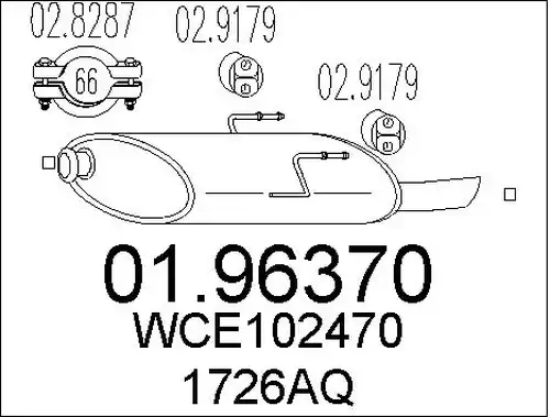 крайно гърне MTS 01.96370