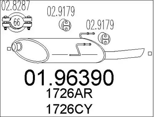 крайно гърне MTS 01.96390