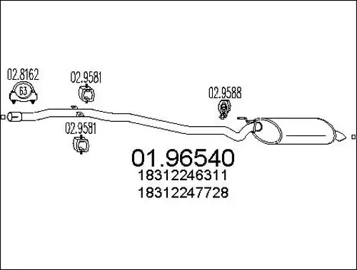 крайно гърне MTS 01.96540