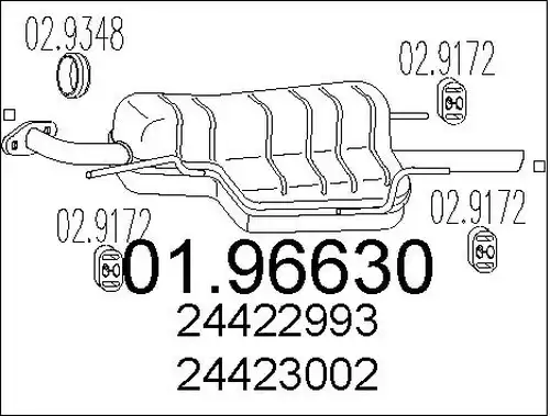 крайно гърне MTS 01.96630