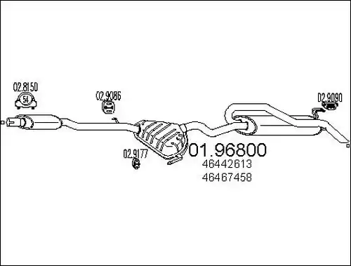 крайно гърне MTS 01.96800