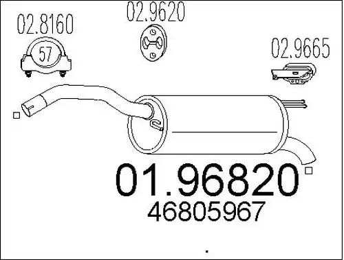 крайно гърне MTS 01.96820