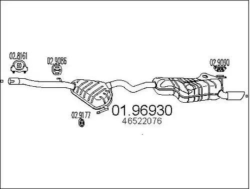 крайно гърне MTS 01.96930