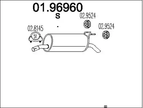 крайно гърне MTS 01.96960