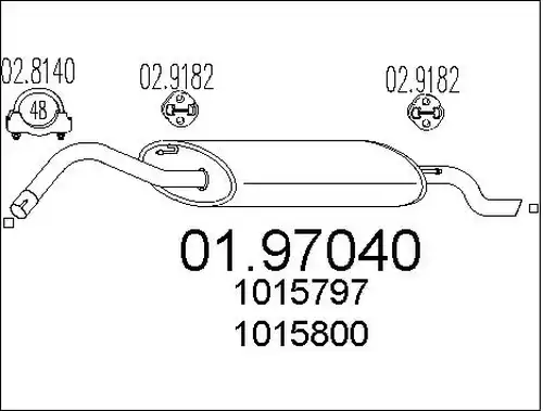 крайно гърне MTS 01.97040