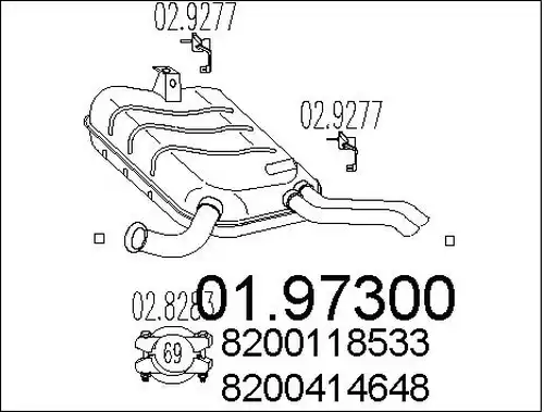 крайно гърне MTS 01.97300