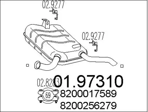 крайно гърне MTS 01.97310