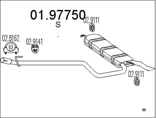 крайно гърне MTS 01.97750