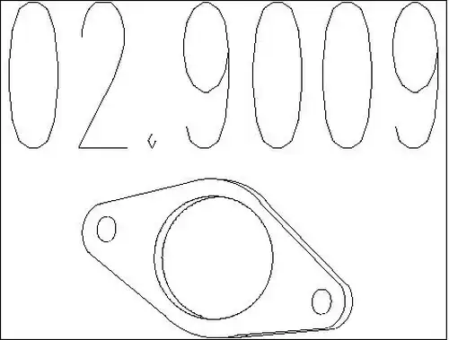 уплътнение, изпускателни тръби MTS 02.9009