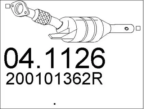 катализатор MTS 04.1126