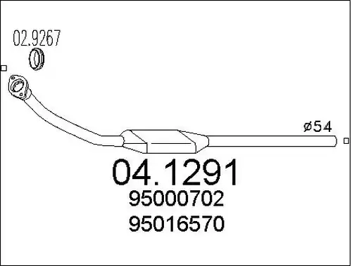 катализатор MTS 04.1291