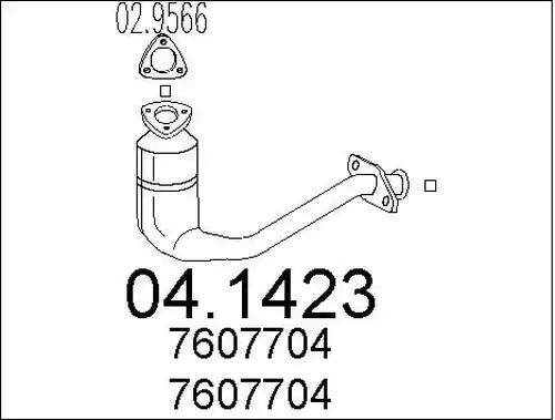 катализатор MTS 04.1423