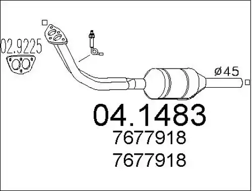 катализатор MTS 04.1483