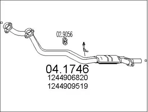 катализатор MTS 04.1746