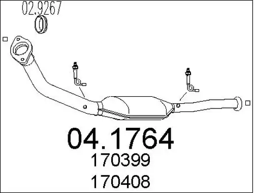 катализатор MTS 04.1764