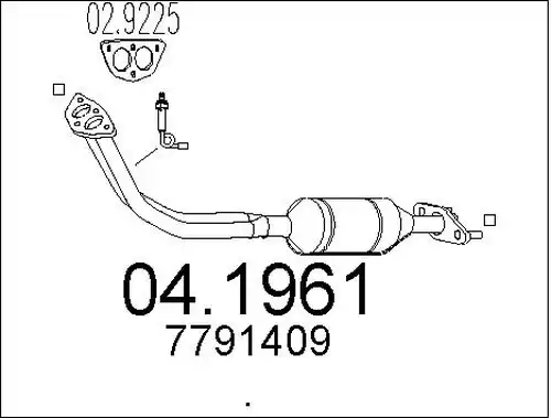 катализатор MTS 04.1961
