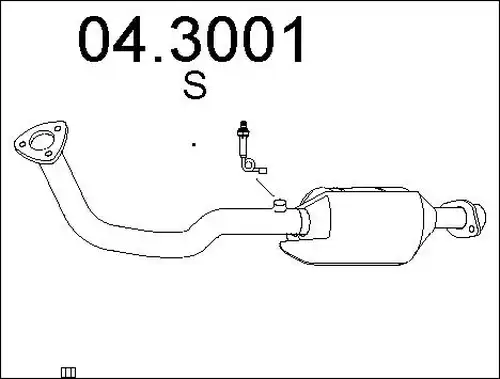 катализатор MTS 04.3001