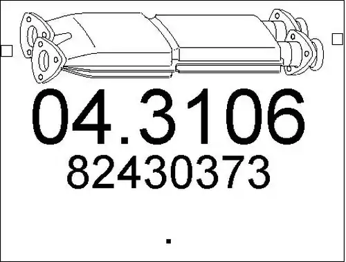 катализатор MTS 04.3106