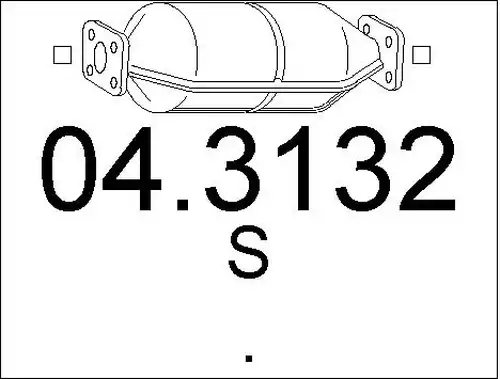 катализатор MTS 04.3132