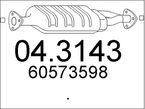 катализатор MTS 04.3143
