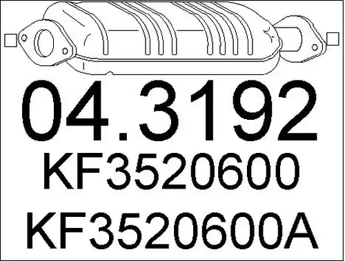 катализатор MTS 04.3192