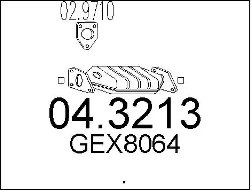 катализатор MTS 04.3213