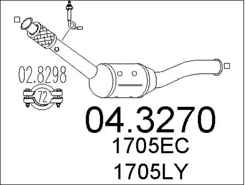 катализатор MTS 04.3270
