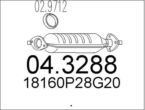 катализатор MTS 04.3288