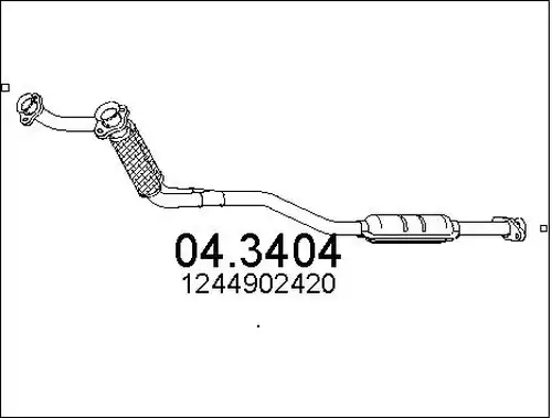 катализатор MTS 04.3404