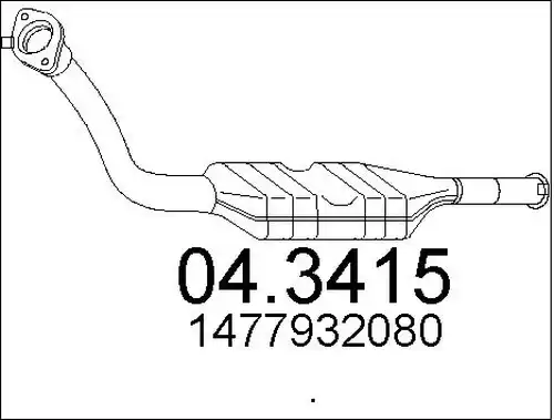 катализатор MTS 04.3415