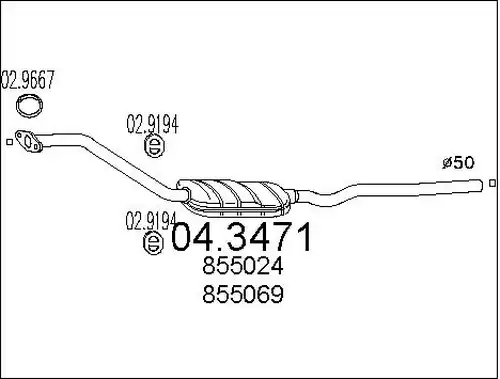 катализатор MTS 04.3471