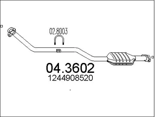 катализатор MTS 04.3602