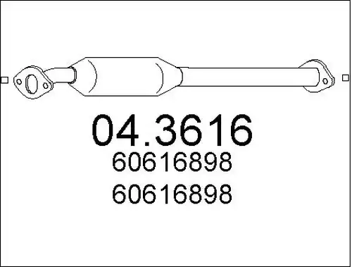 катализатор MTS 04.3616