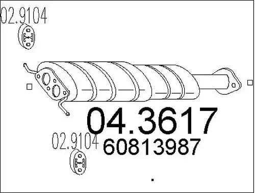 катализатор MTS 04.3617