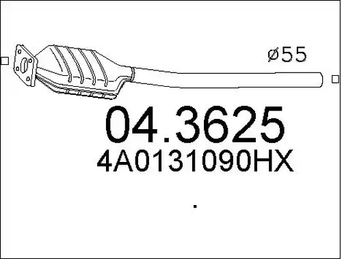 катализатор MTS 04.3625