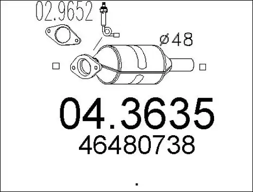 катализатор MTS 04.3635