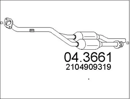 катализатор MTS 04.3661