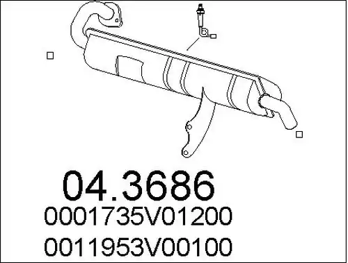 катализатор MTS 04.3686