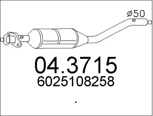 катализатор MTS 04.3715