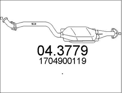 катализатор MTS 04.3779