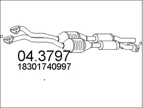 катализатор MTS 04.3797