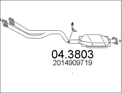 катализатор MTS 04.3803