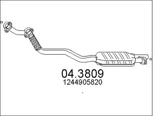 катализатор MTS 04.3809