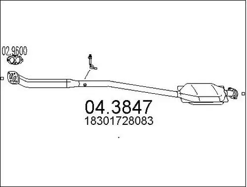 катализатор MTS 04.3847