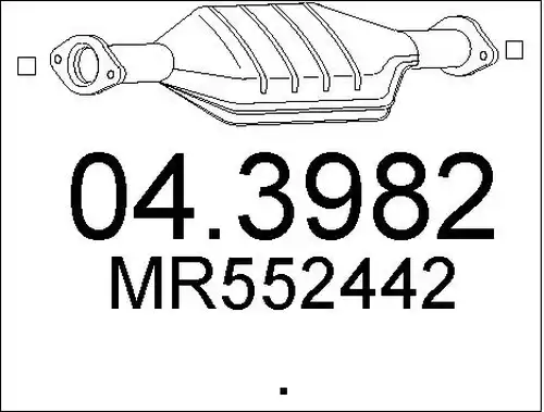 катализатор MTS 04.3982