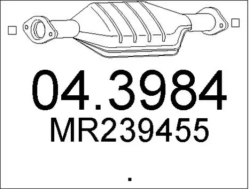 катализатор MTS 04.3984