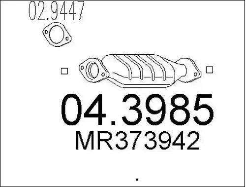 катализатор MTS 04.3985