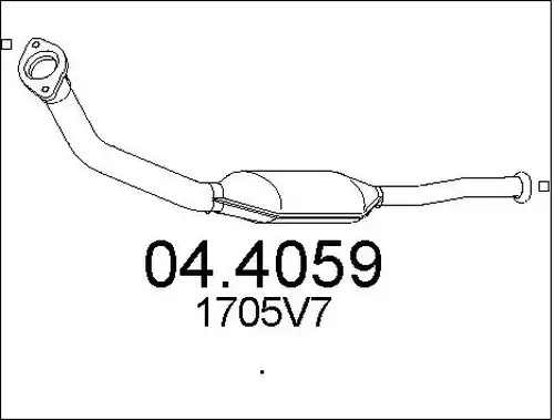 катализатор MTS 04.4059