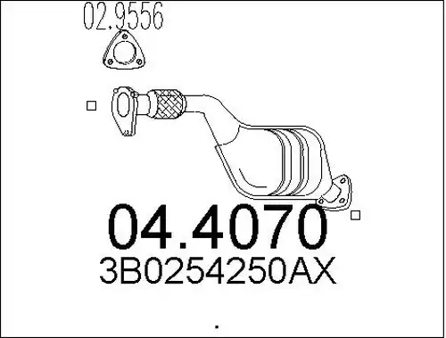катализатор MTS 04.4070