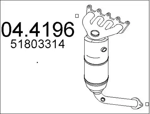 катализатор MTS 04.4196